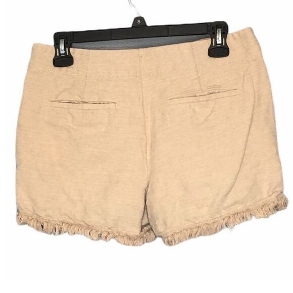 Ann Taylor LOFT Khaki Riviera Shorts Size 2 Linen Summer Casual Business - Picture 6 of 10